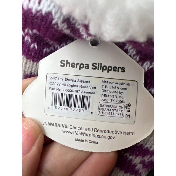 24/7 Life Sherpa Slippers By 7-Eleven - Picture 3 of 3